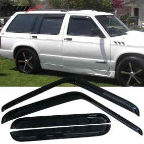 1991-1994 Chevry S10 Blazer 4-Door Smoke/Tinted Window Visors Acrylic