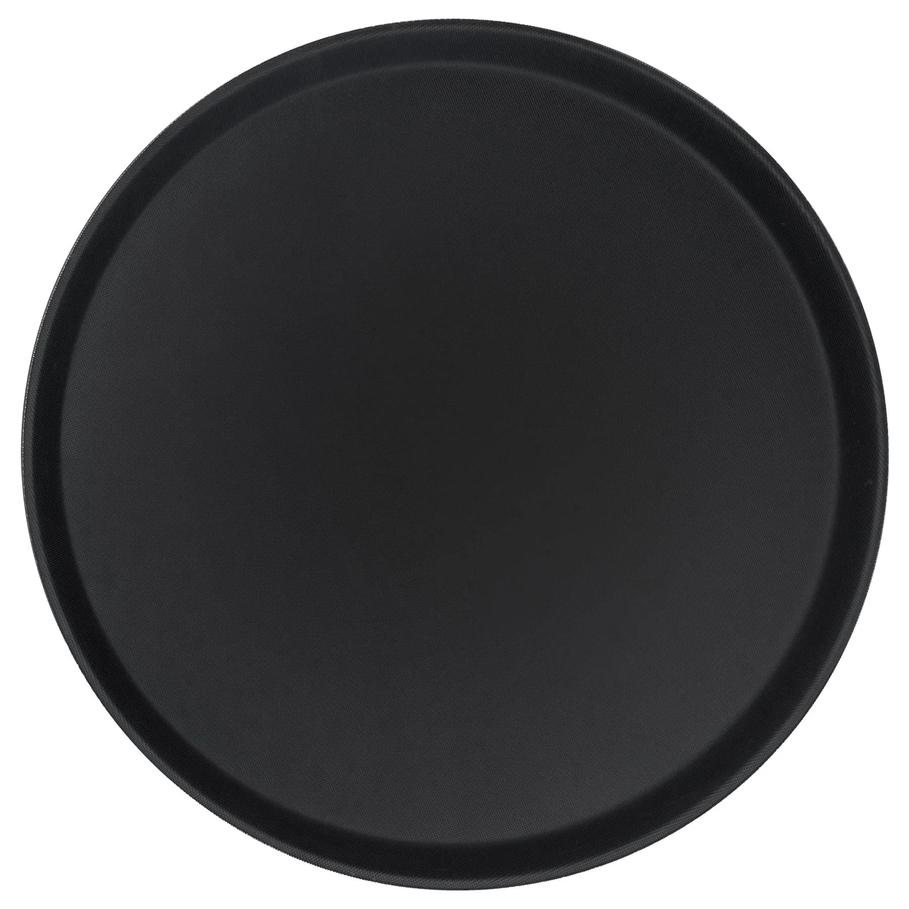 45cm Black Round Non-Slip Serving Tray - By Argon Tableware