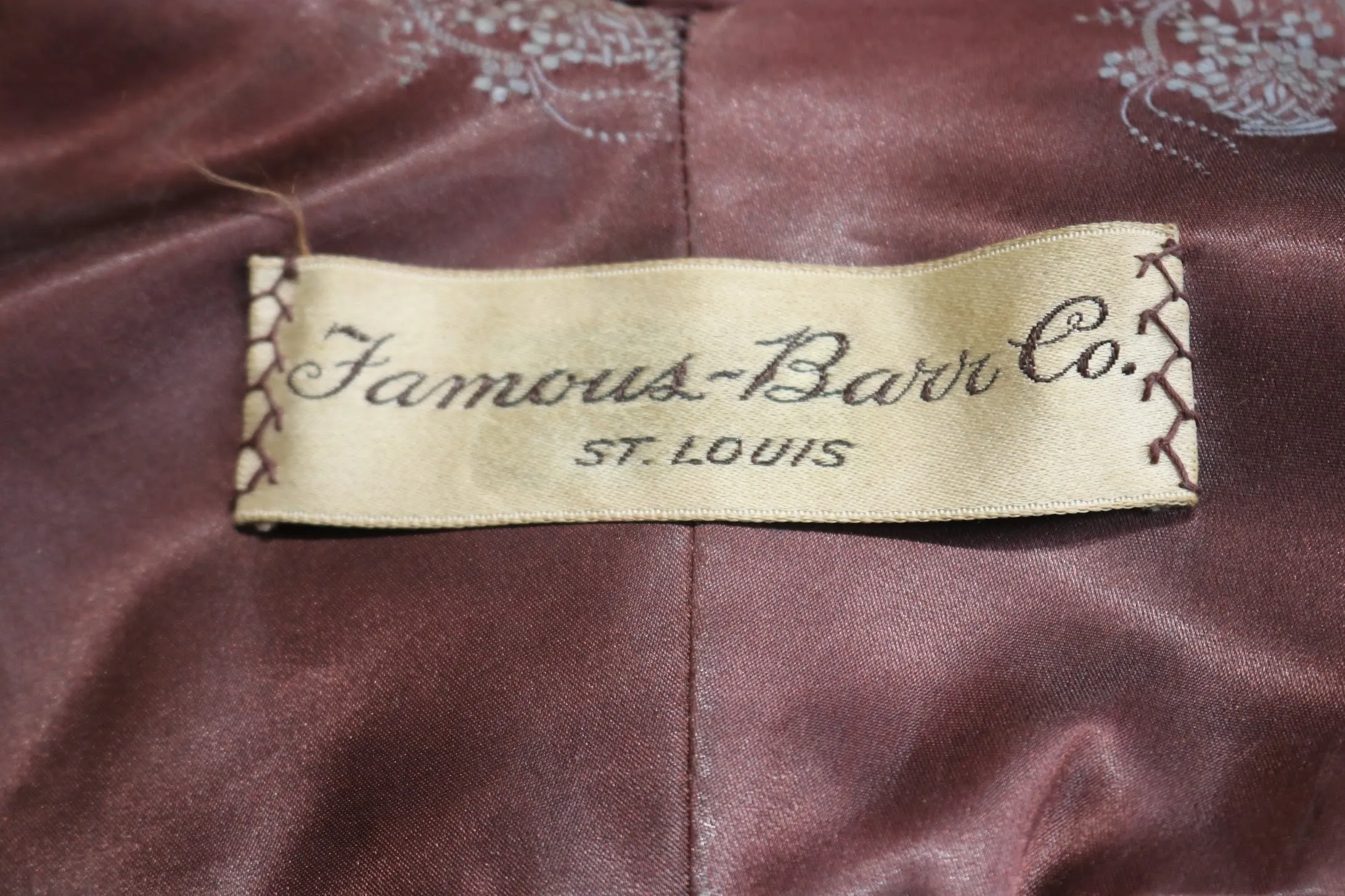 50s Famous Barr Mink Raised ‘Collar’ Fur Stole