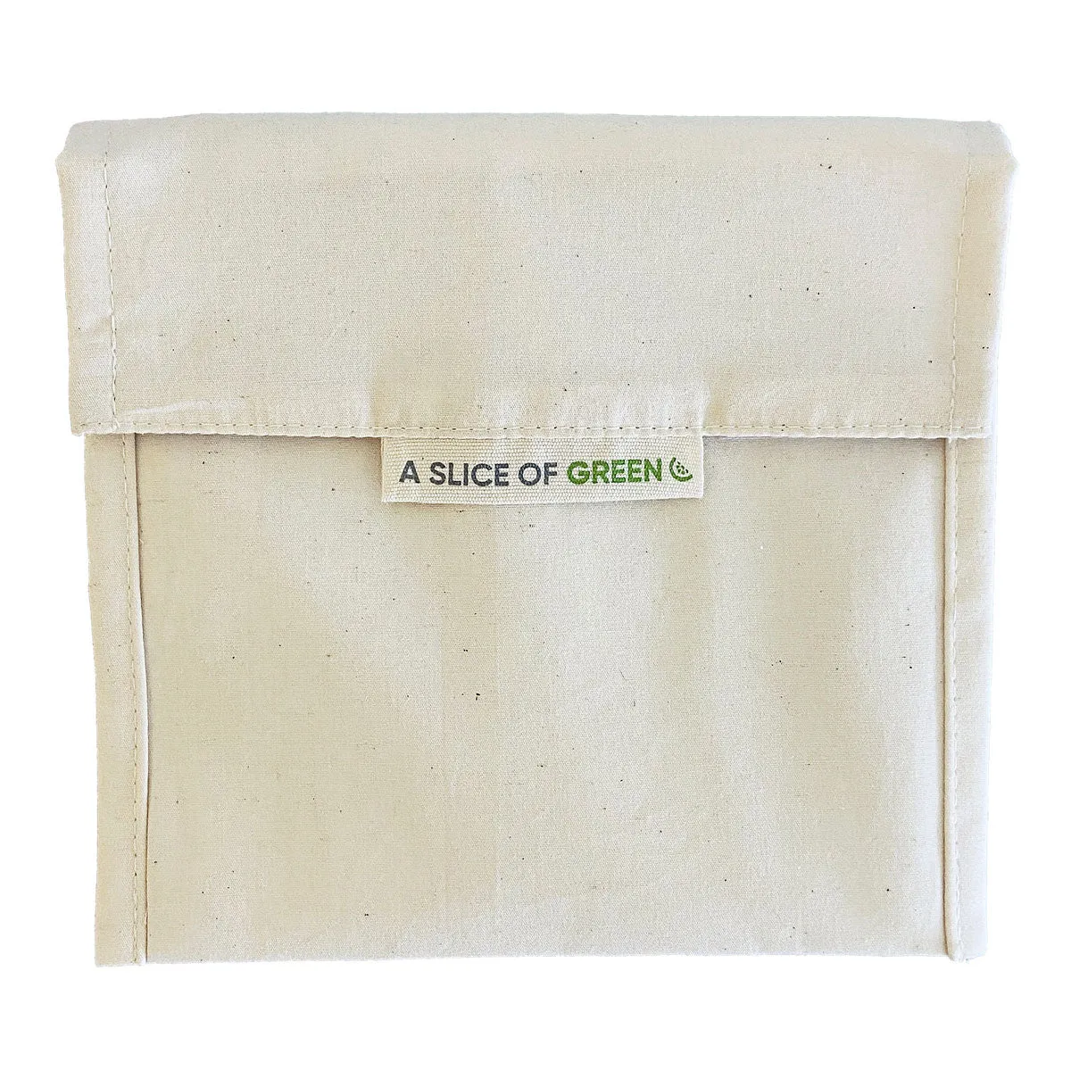 A Slice Of Green Large Reusable Baggie