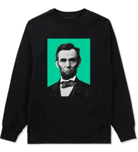 Abraham Lincoln Portrait Mens Crewneck Sweatshirt