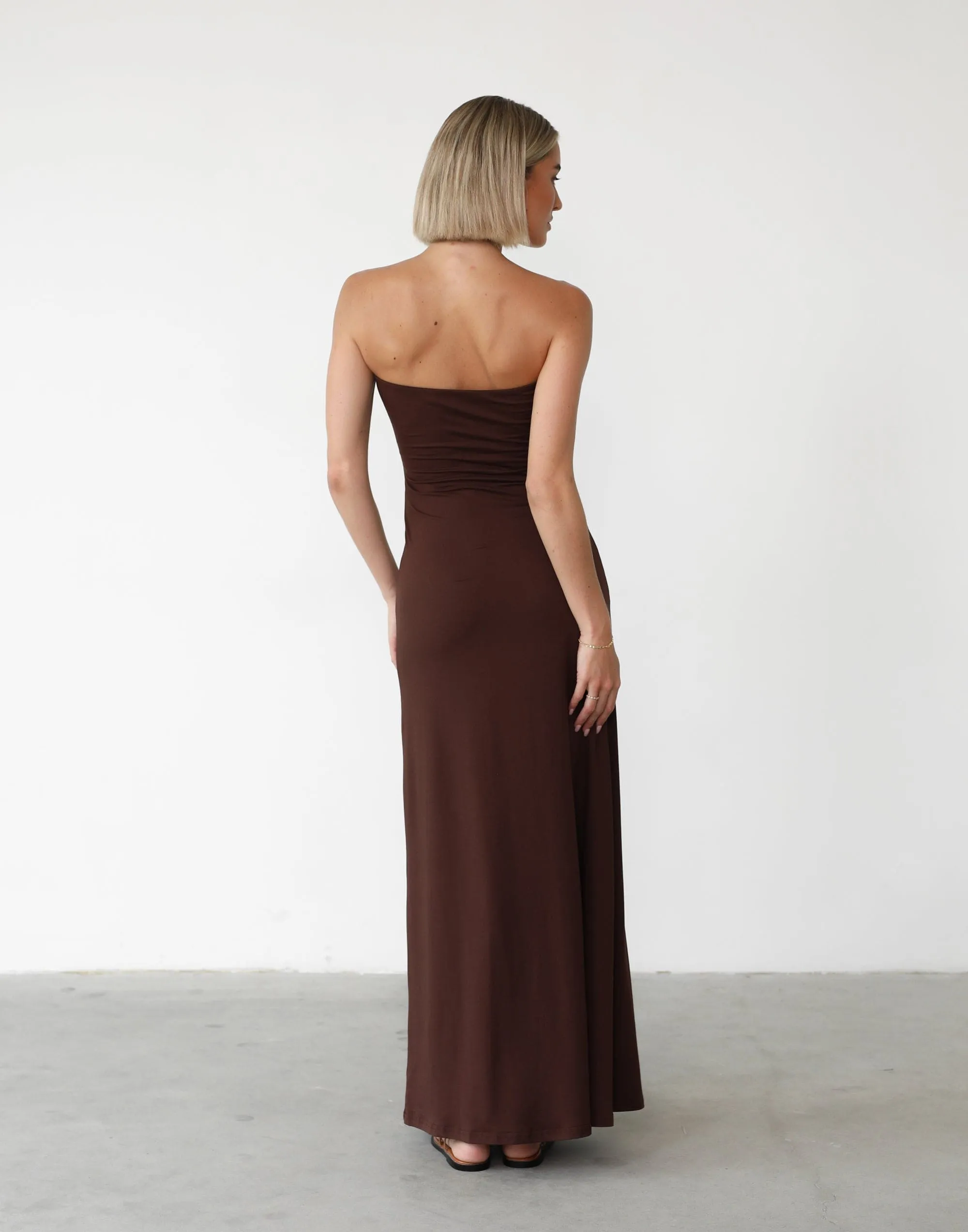 Ada Maxi Dress (Cocoa)