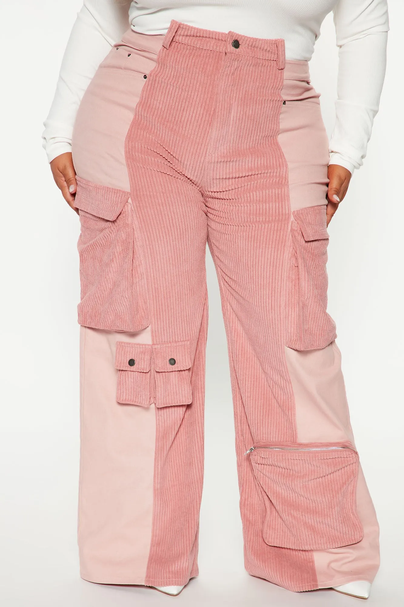 All Or Nothing Wide Leg Cargo Pant 32 - Mauve