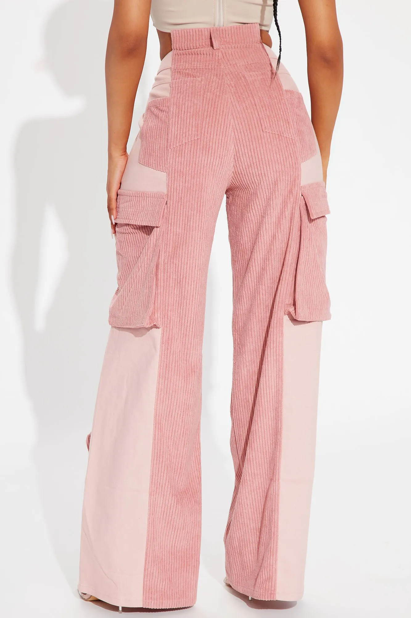 All Or Nothing Wide Leg Cargo Pant 32 - Mauve