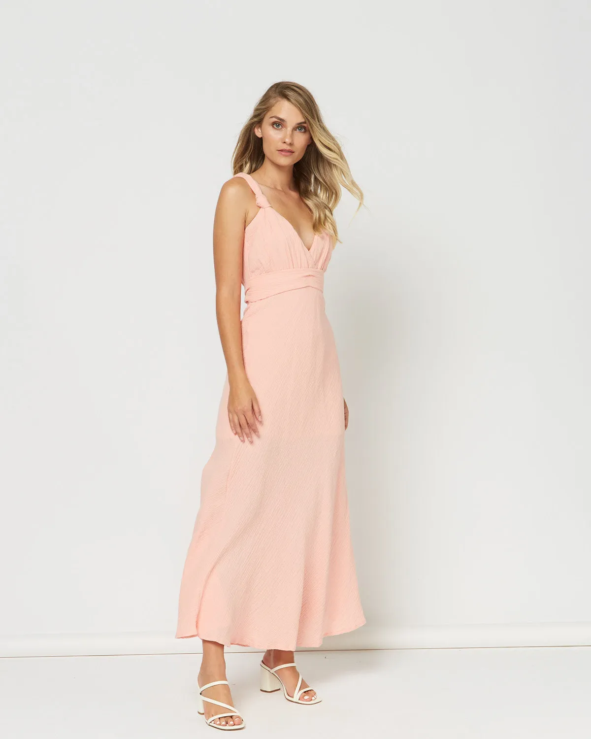 Amber V-Neck Maxi Dress