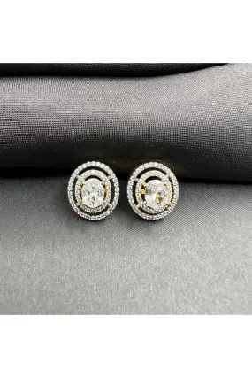 American Diamond Earrings Cz Studs