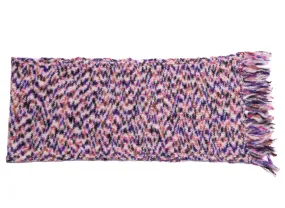 A.P.C. Noah Knit Scarf in Purple xld