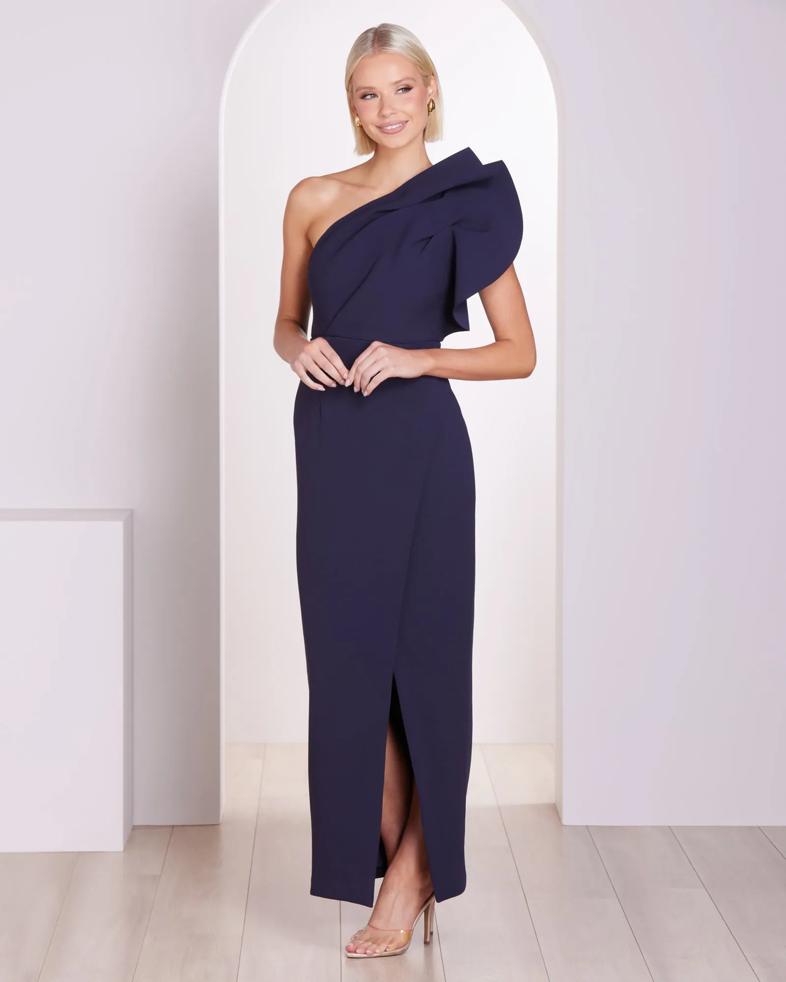 Arielle One Shoulder Gown