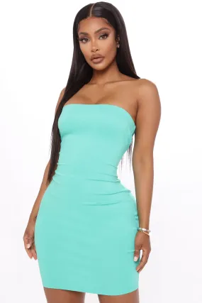 Aries Nights Tube Mini Dress - Mint