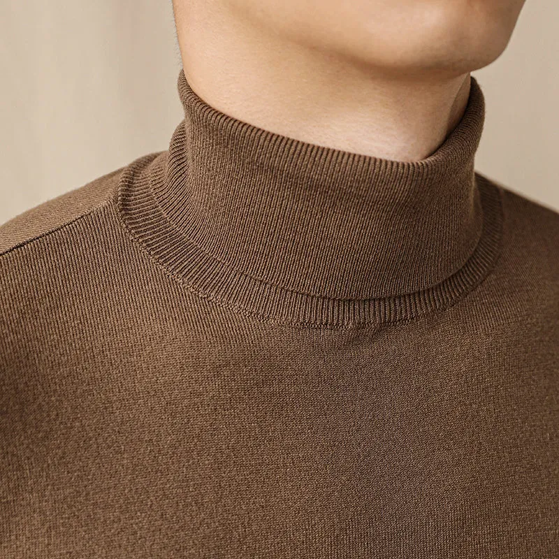 Autumn and Winter Turtleneck Business Casual Slim Long-sleeved Sweater