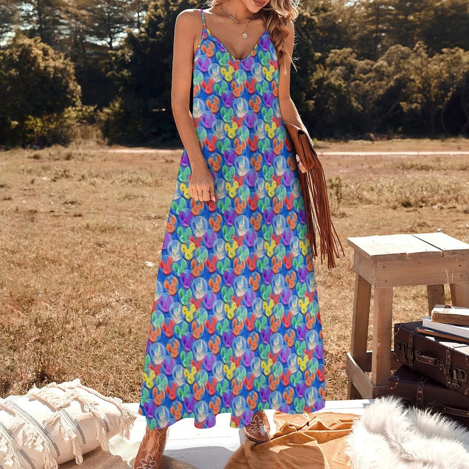 Balloon Collector Women's Summer Slip Long Dress