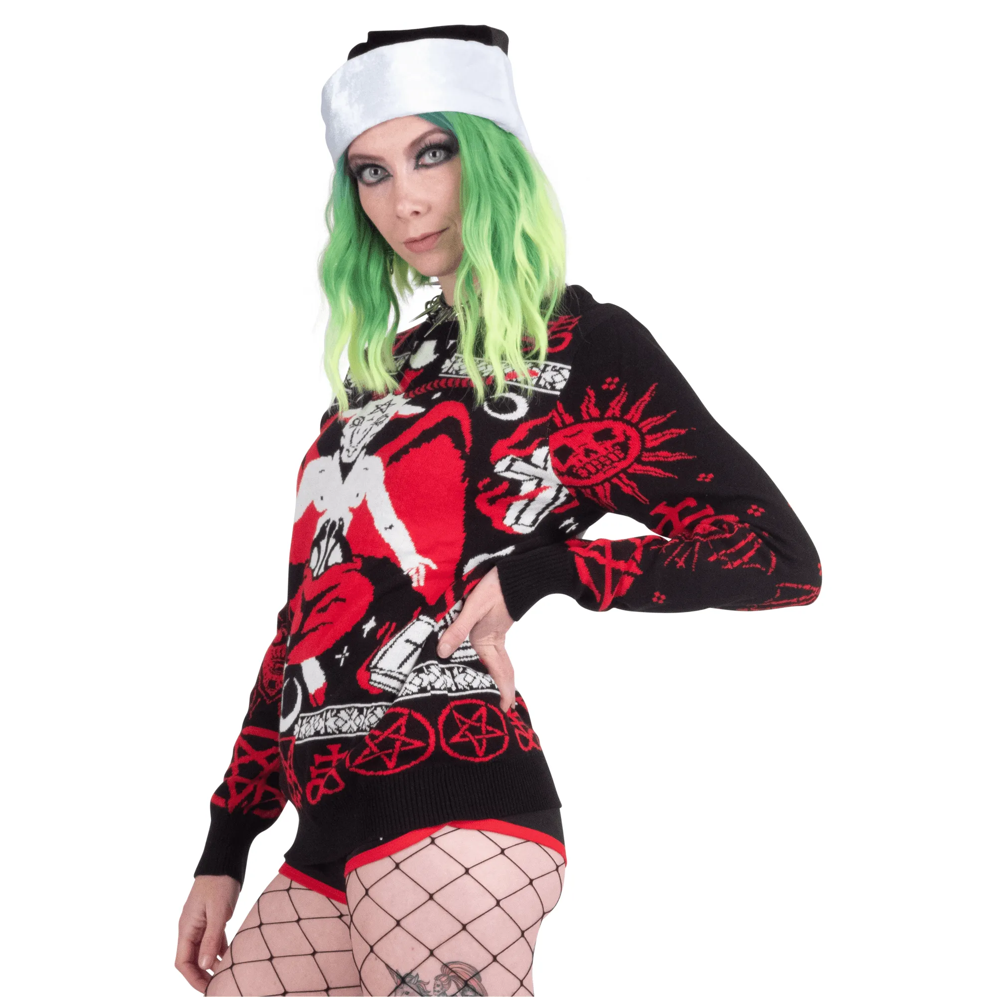 Baphoclaus Christmas Knit Sweater