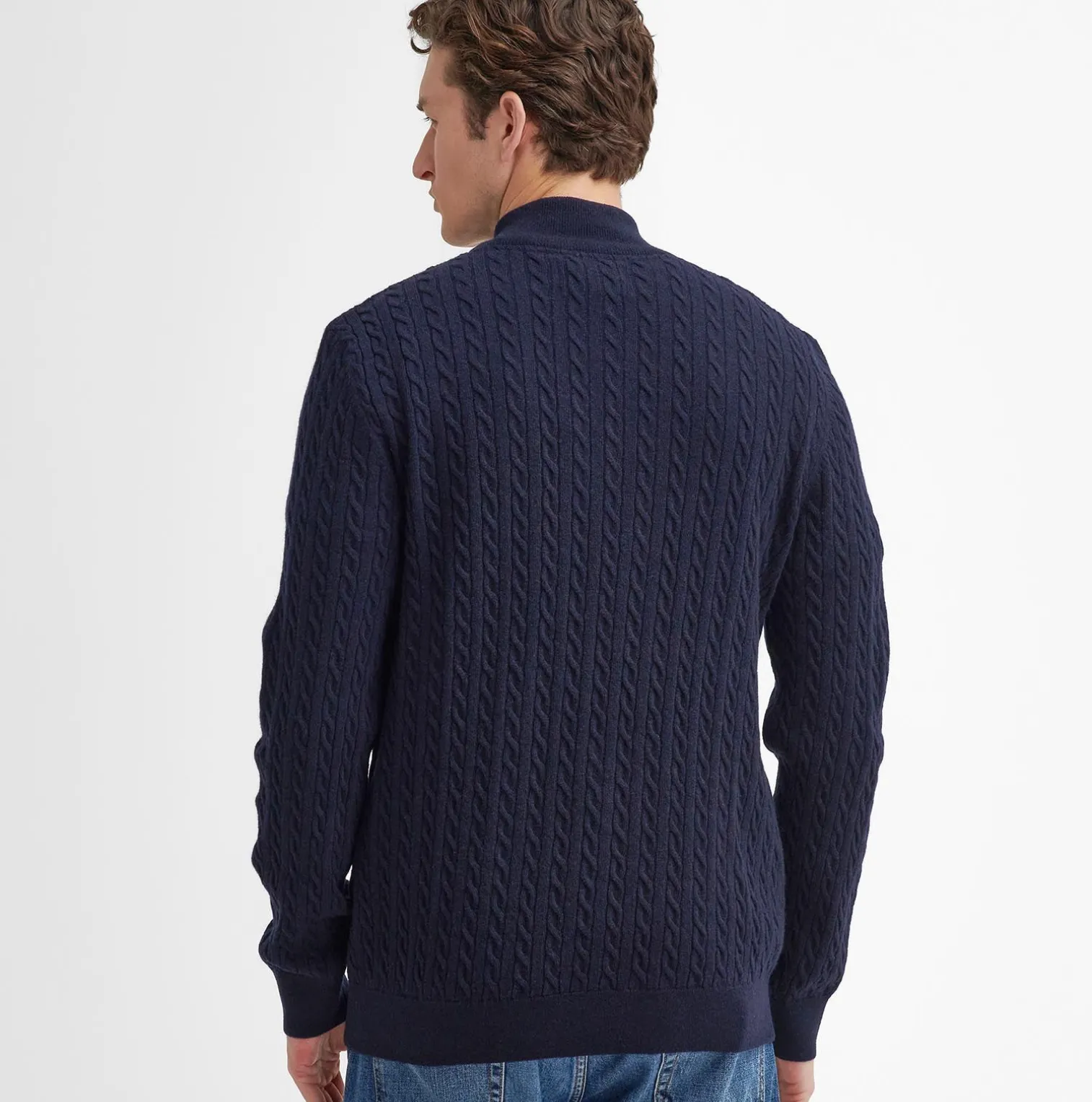 BARBOUR Ramsden Half Zip Sweater Navy