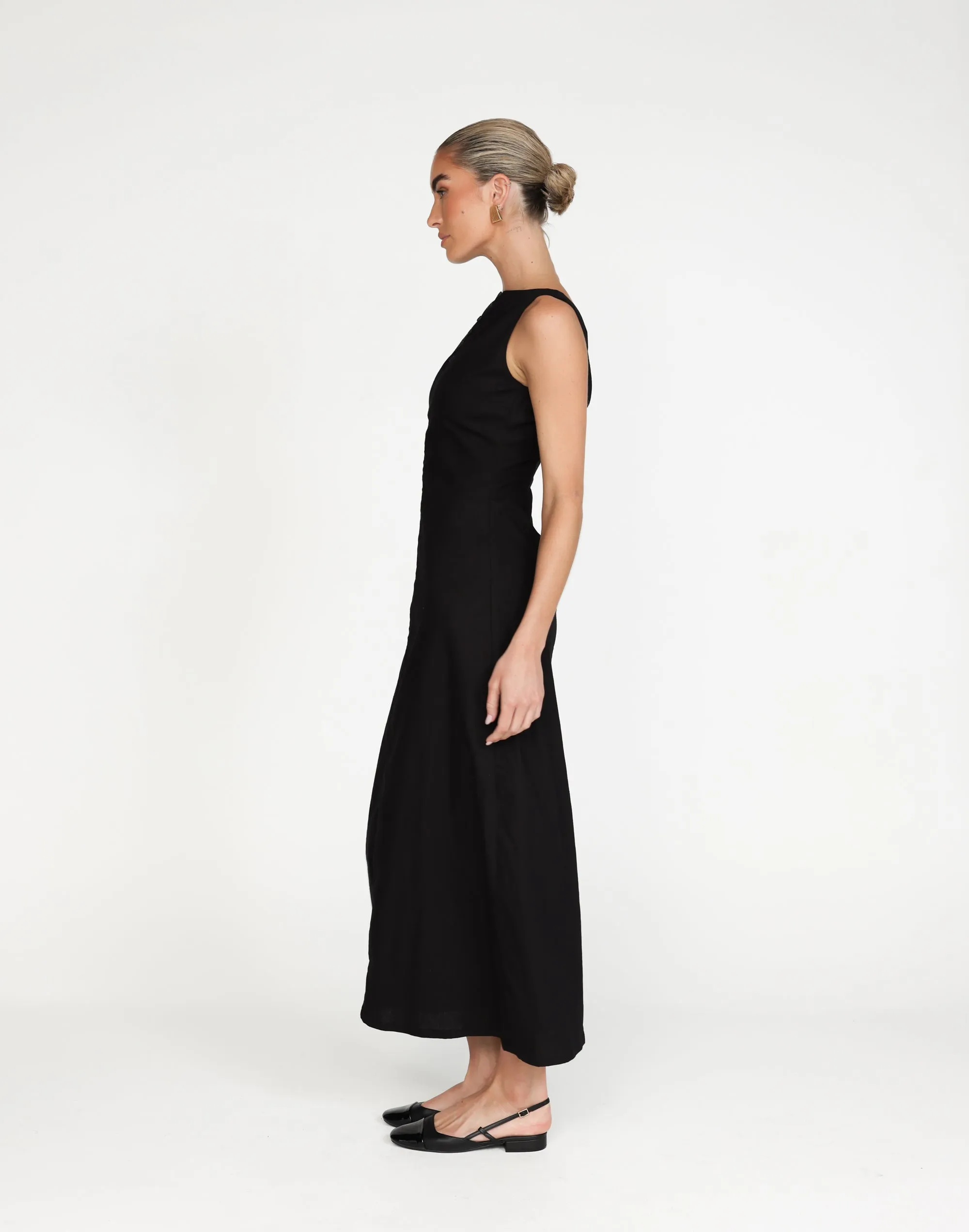 Basira Maxi Dress (Black)