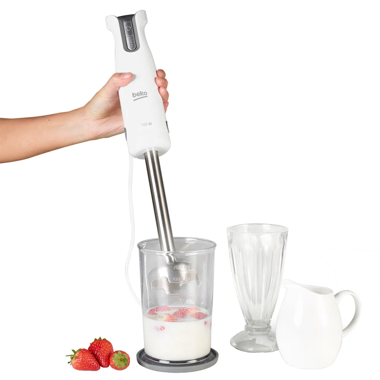 Beko HBA6700W Sense Hand Blender Set White