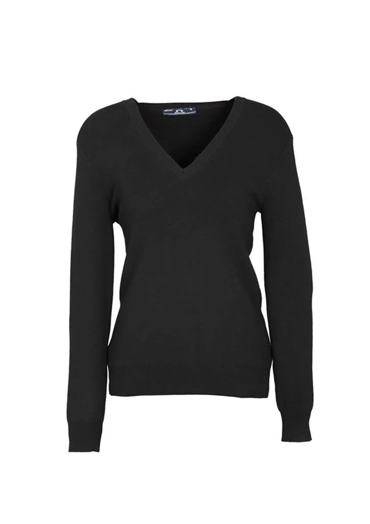 Biz Collection Womens V-Neck Knit Pullover (LP3506)