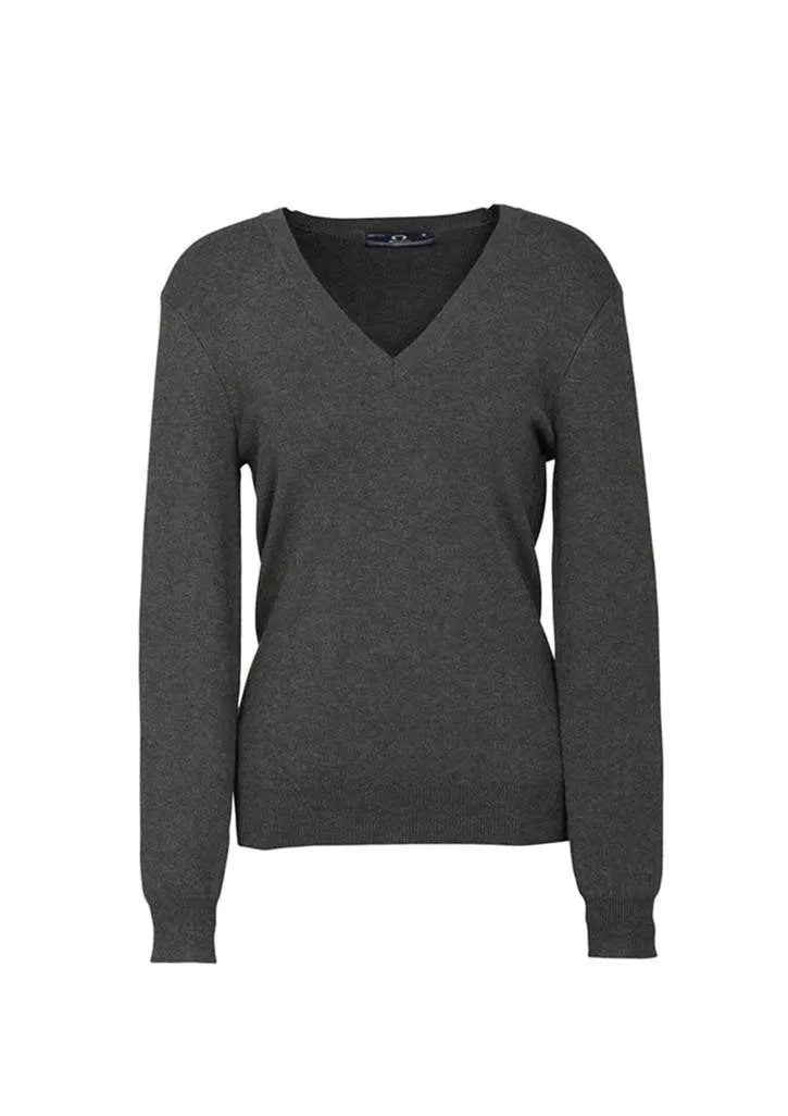 Biz Collection Womens V-Neck Knit Pullover (LP3506)