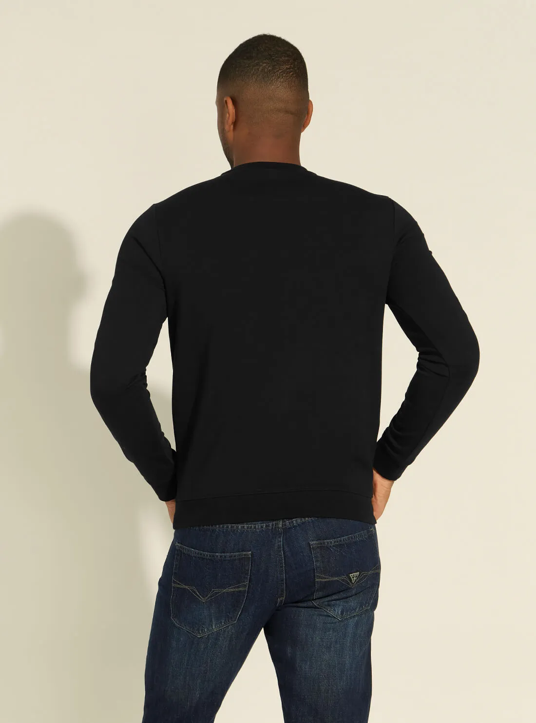 Black Audley Fleece Jumper