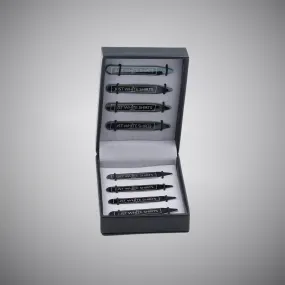 Black Chrome Finish Stainless Steel 8 Piece Collar Stay Box Set