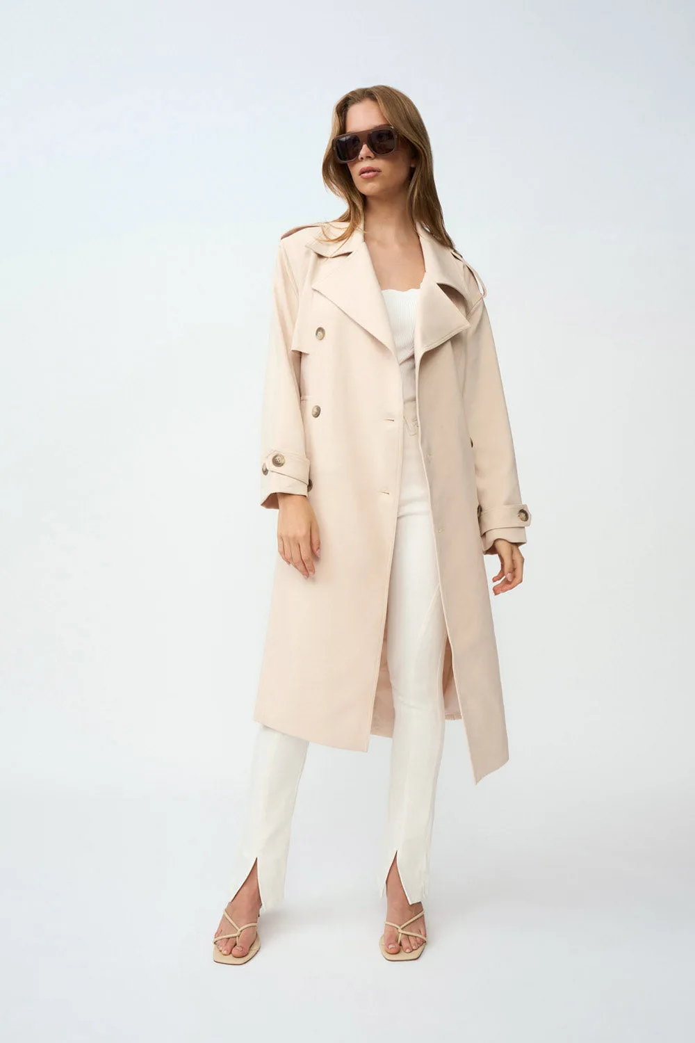 Blair Belted Trench Coat - Sand