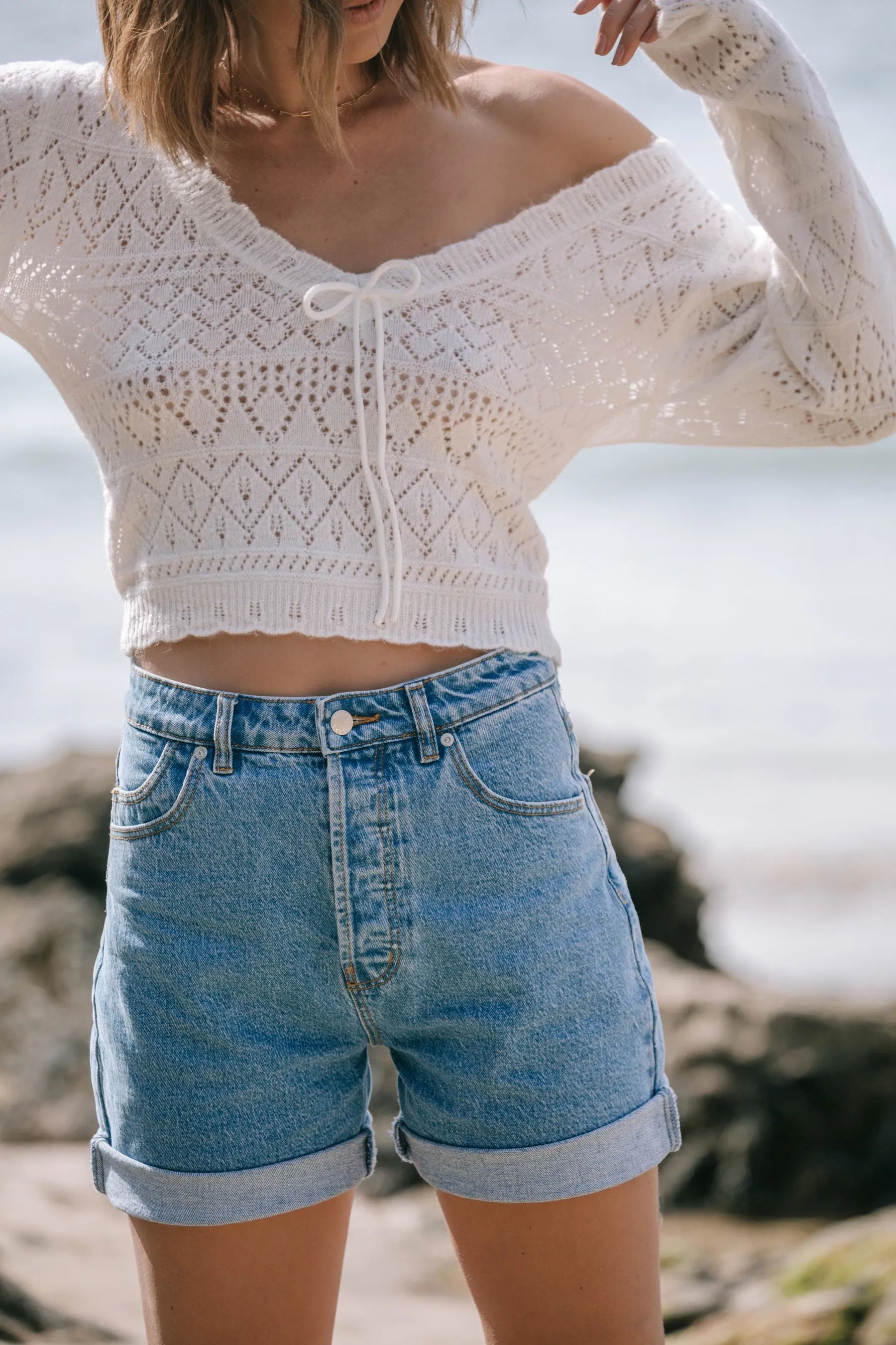 Blanca Crochet Sweater