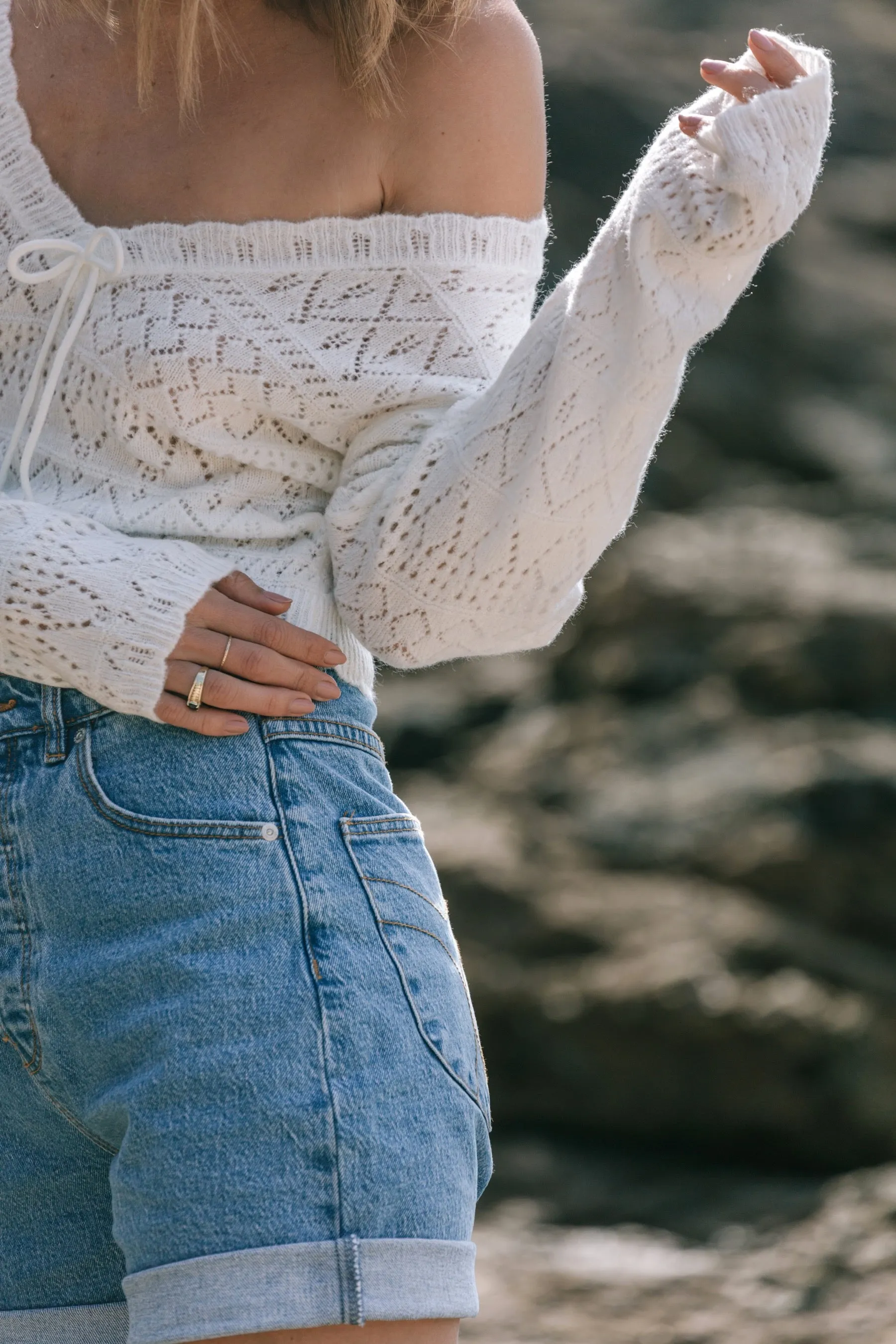 Blanca Crochet Sweater