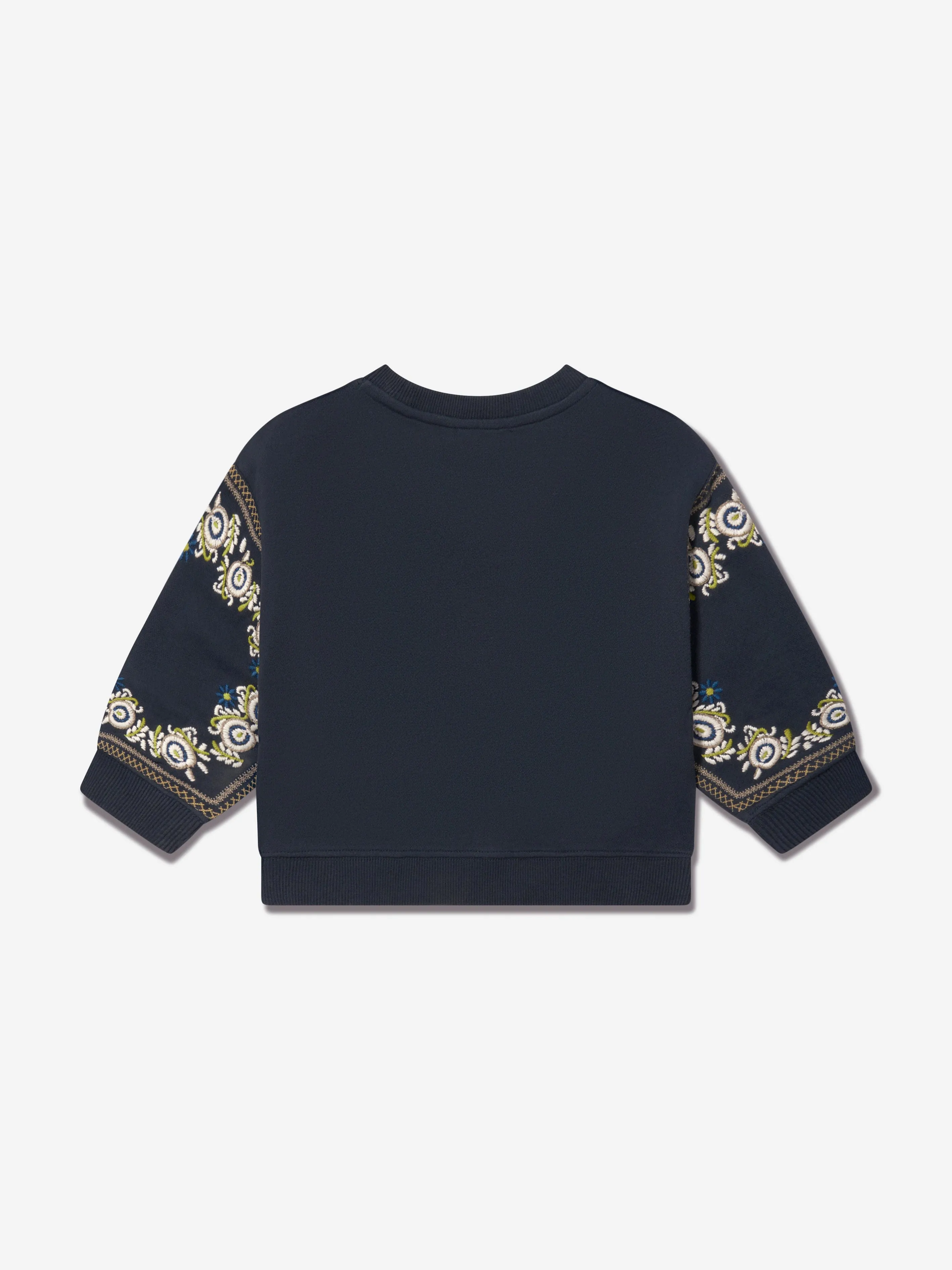 Bonpoint Girls Dolores Sweatshirt in Navy