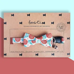 Bowtix Handmade Cat Collar With Removable Bowtie - Merry Sundew