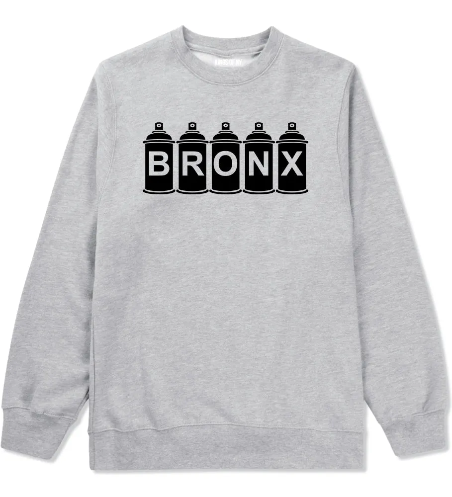 Bronx Graffiti Art Spray Can NY Mens Crewneck Sweatshirt