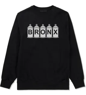 Bronx Graffiti Art Spray Can NY Mens Crewneck Sweatshirt