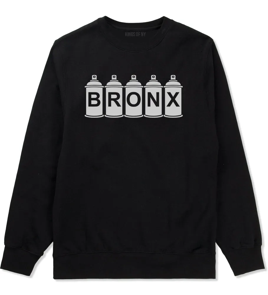 Bronx Graffiti Art Spray Can NY Mens Crewneck Sweatshirt