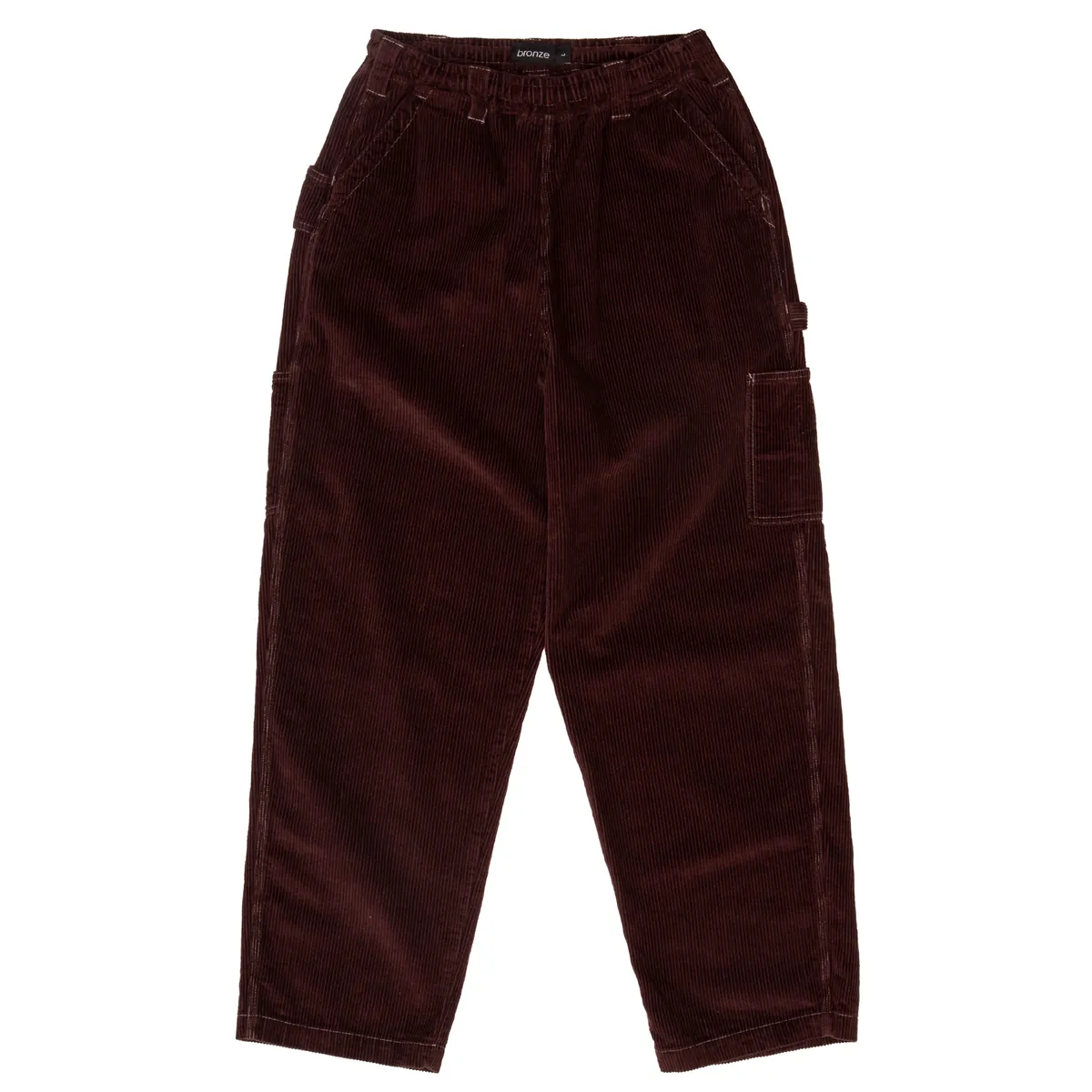 Bronze 56k Corduroy Relaxed Pants - Burgandy