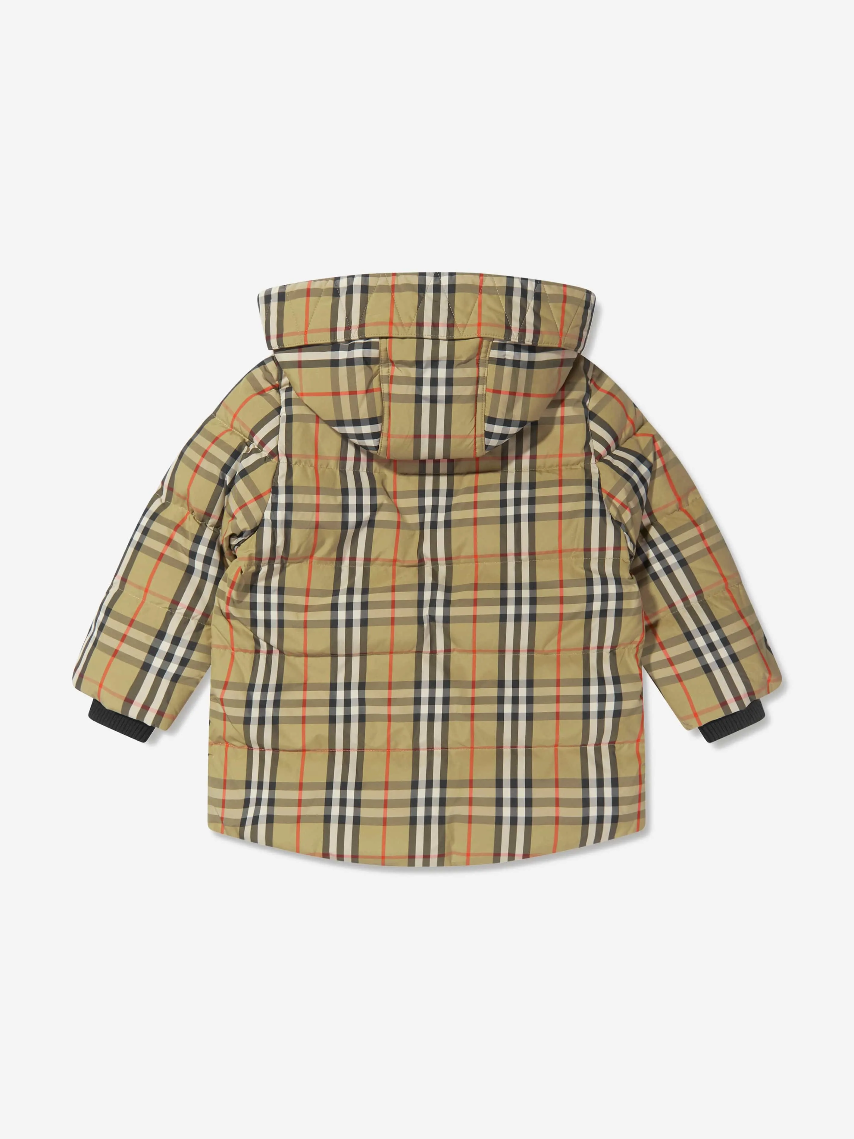 Burberry Boys Check Down Aubin Coat