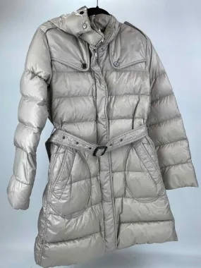 Burberry Size M Champagne Down Coat