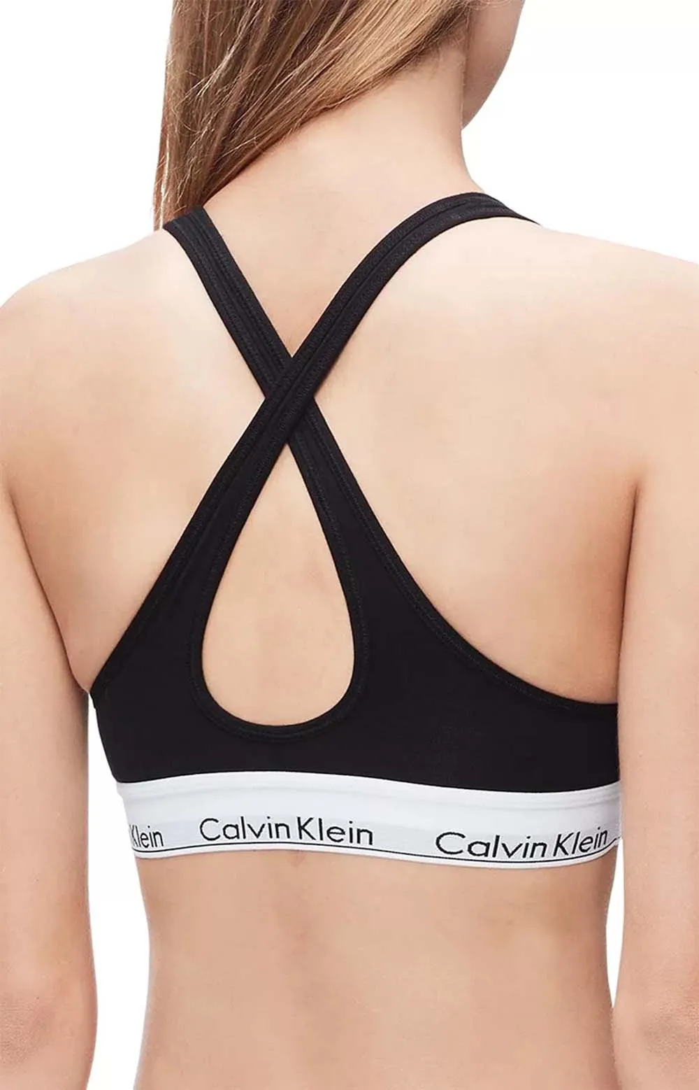 Calvin Klein Modern Cotton Push-Up Bralette - Black