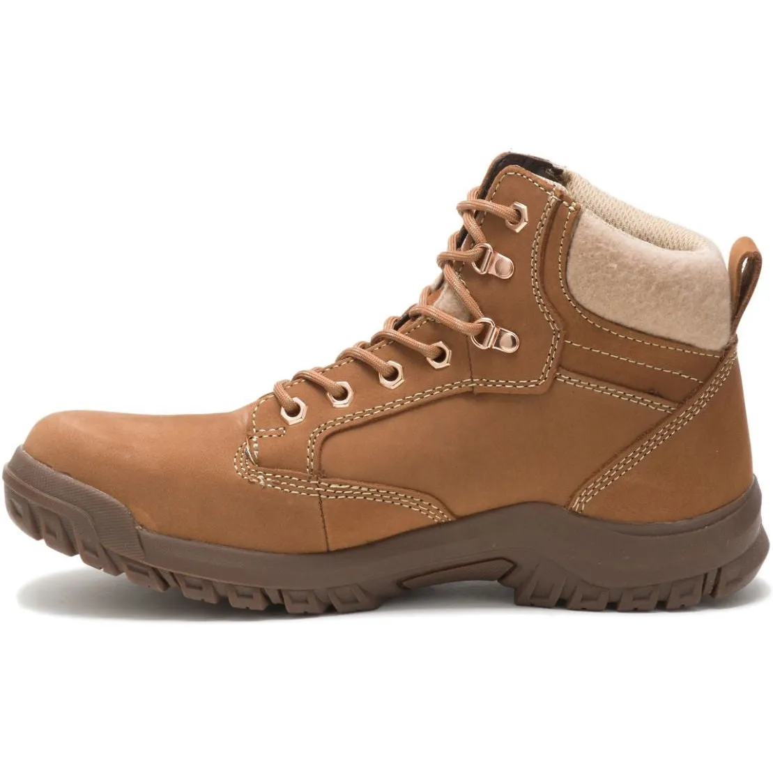 CAT Women's Tess Steel Toe Work Boot - Sundance - P91009