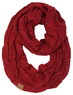 C.C Exclusives Infinity Scarf - Confetti Burgundy