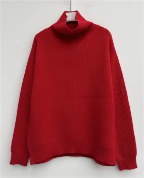 CHADWICK RIBBED RELAXED MOCK NECK SWEATER