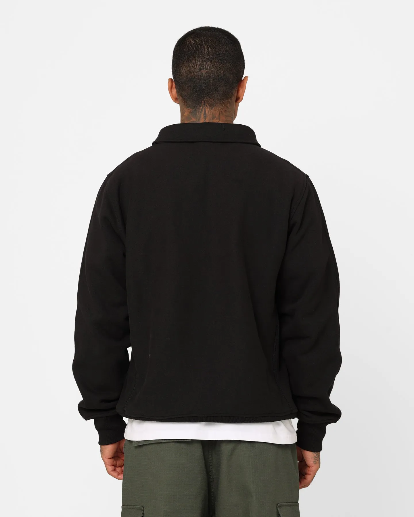 Champion Reverse Weave Level Up Collared Crewneck Black