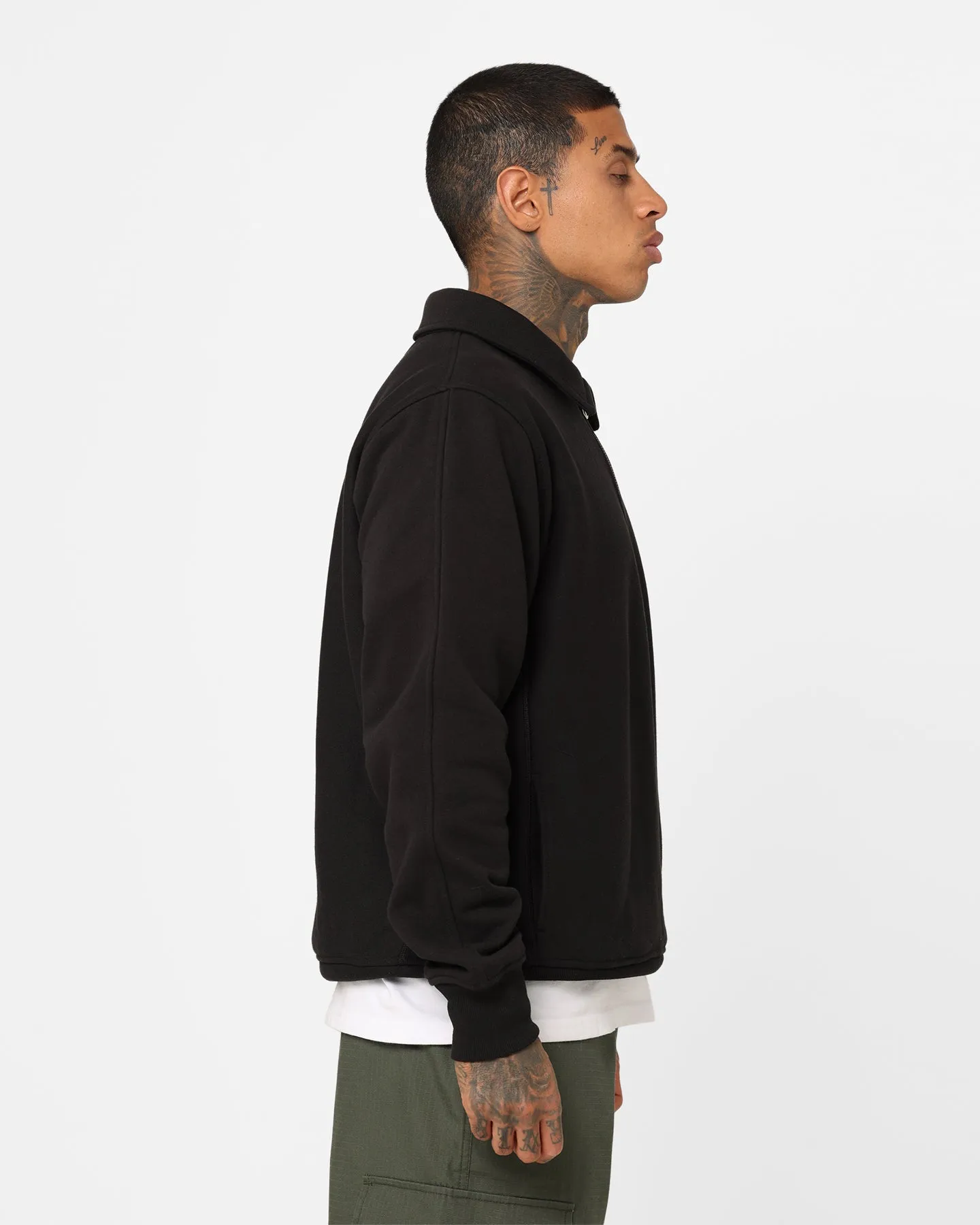 Champion Reverse Weave Level Up Collared Crewneck Black