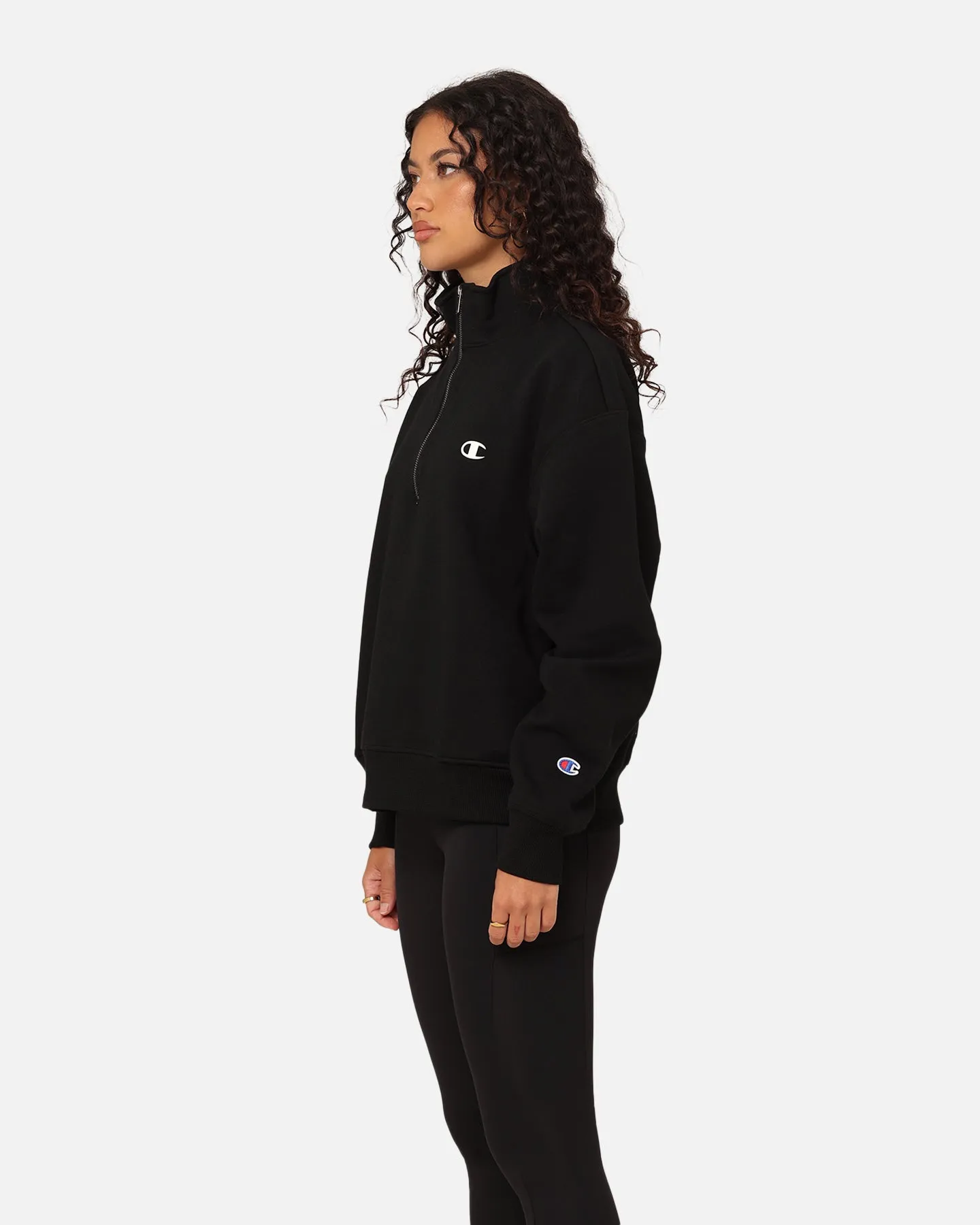 Champion Women's Rochester Base Quarter Zip Black