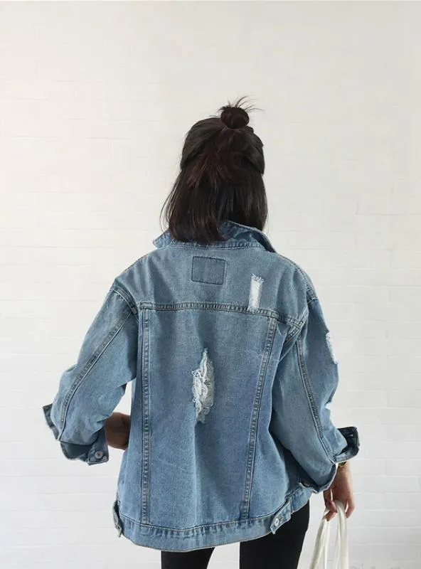 COAT DENIM JACKET WOMEN WINTER DENIM JACKET