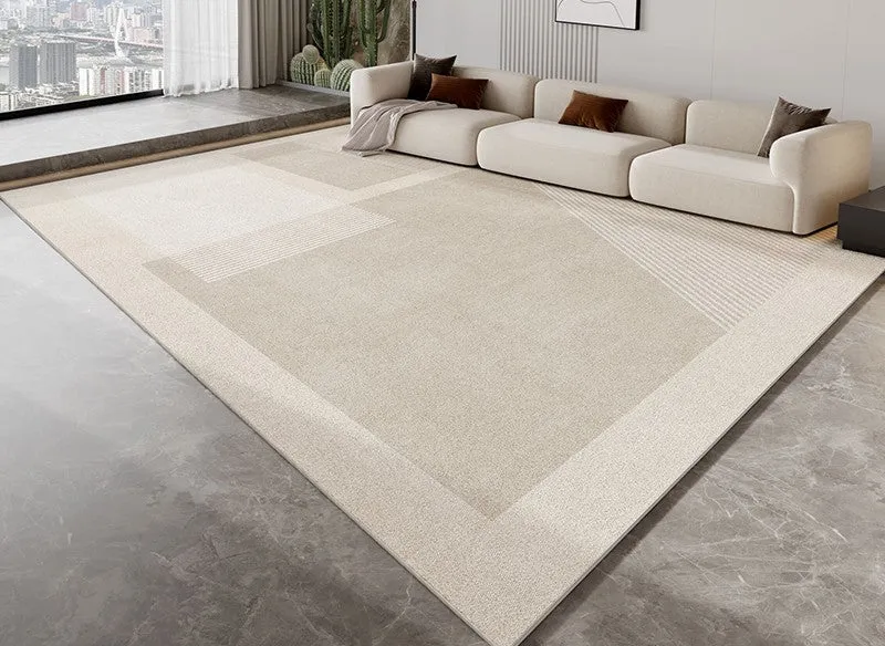 Contemporary Abstract Modern Rugs in Bedroom, Dining Room Modern Rugs, Modern Living Room Rug Placement Ideas, Modern Floor Carpets for Dining Room