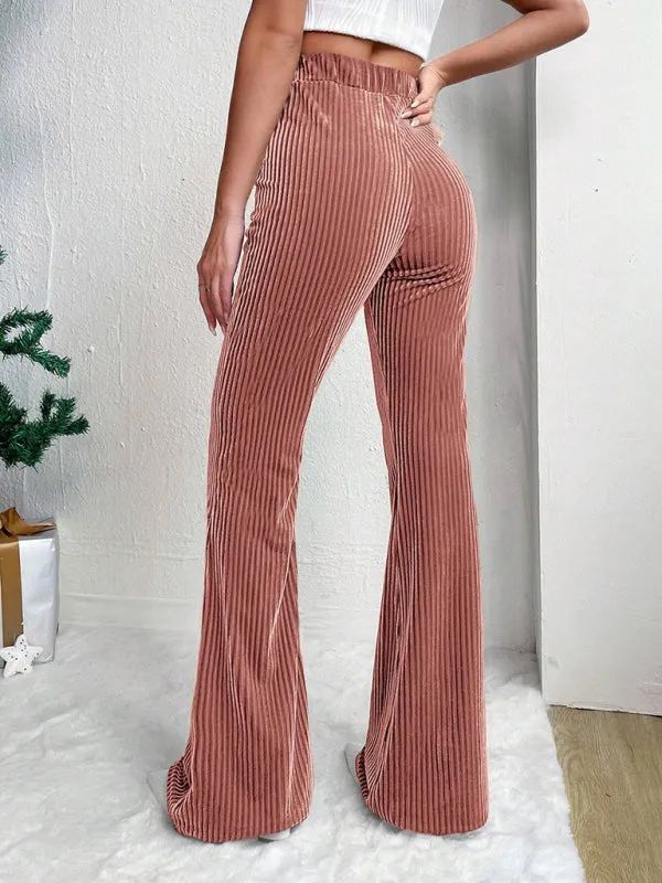 Corduroy Flared Pants for Women