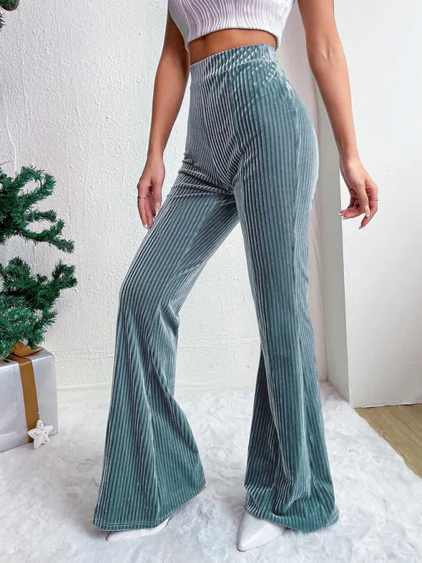 Corduroy Flared Pants for Women