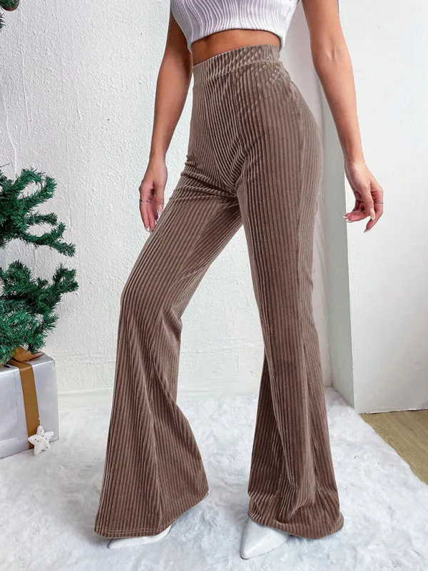 Corduroy Flared Pants for Women