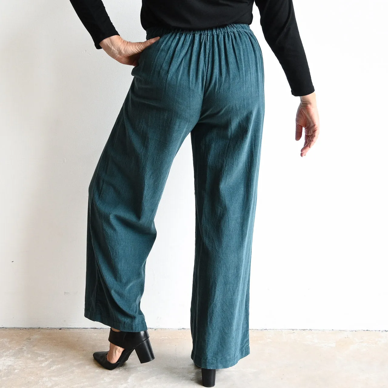 Corduroy Wide Leg Pant by Orientique Australia - 2611