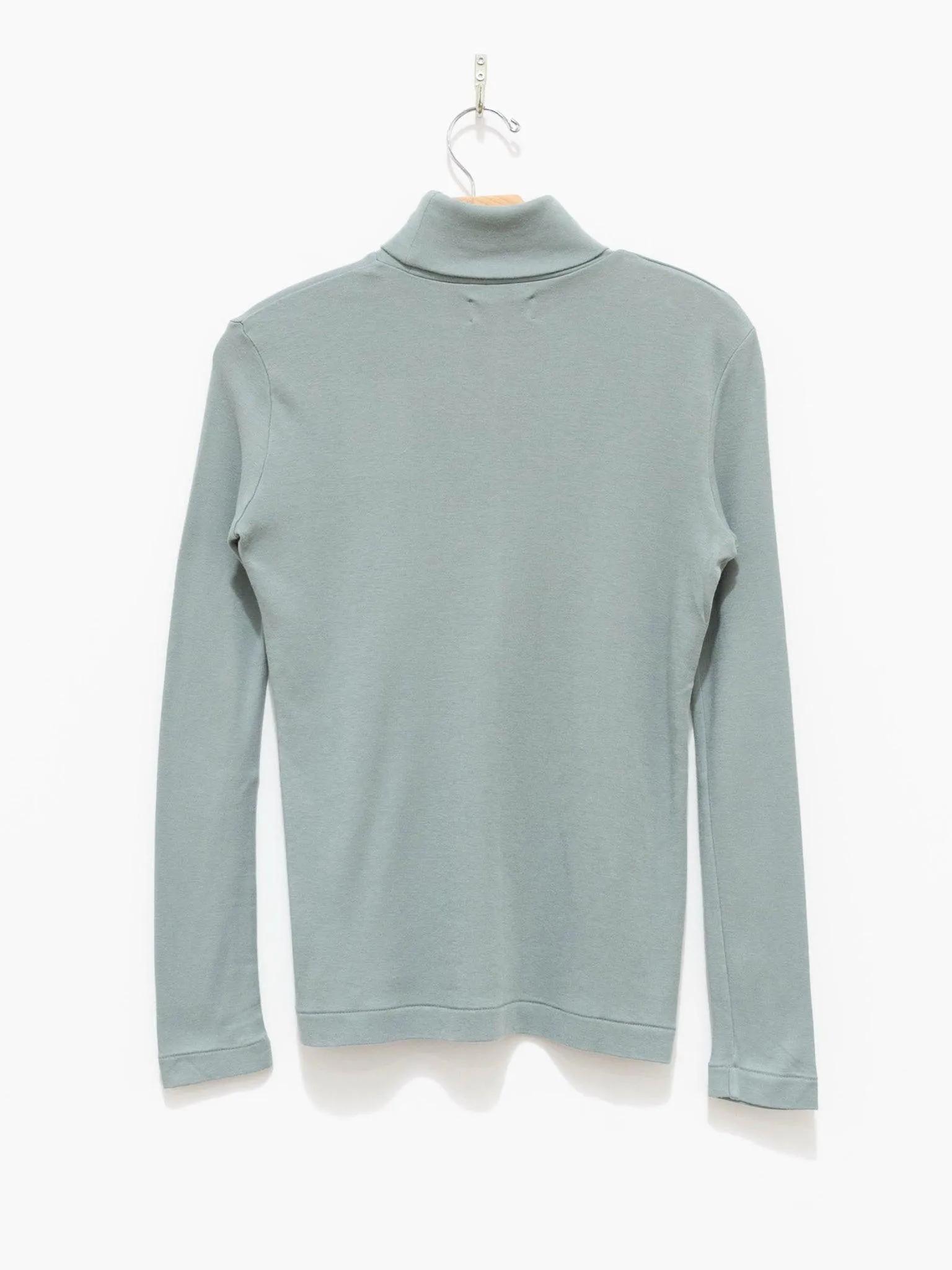 Co/Si Smooth Jersey Turtleneck - Blue Green