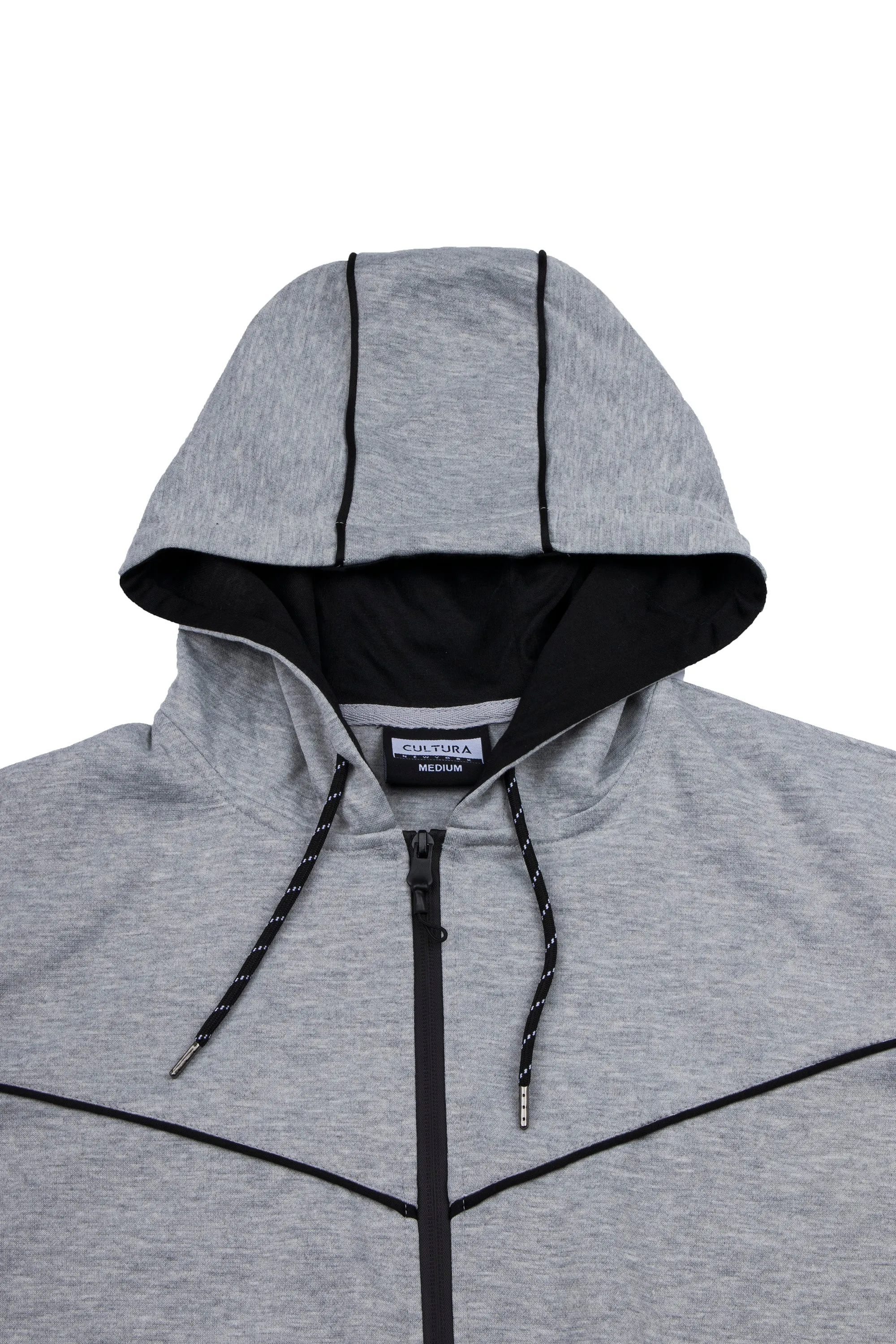 Cultura Men's Active Fashion Hooded Fleece Sport Sweater Jacket