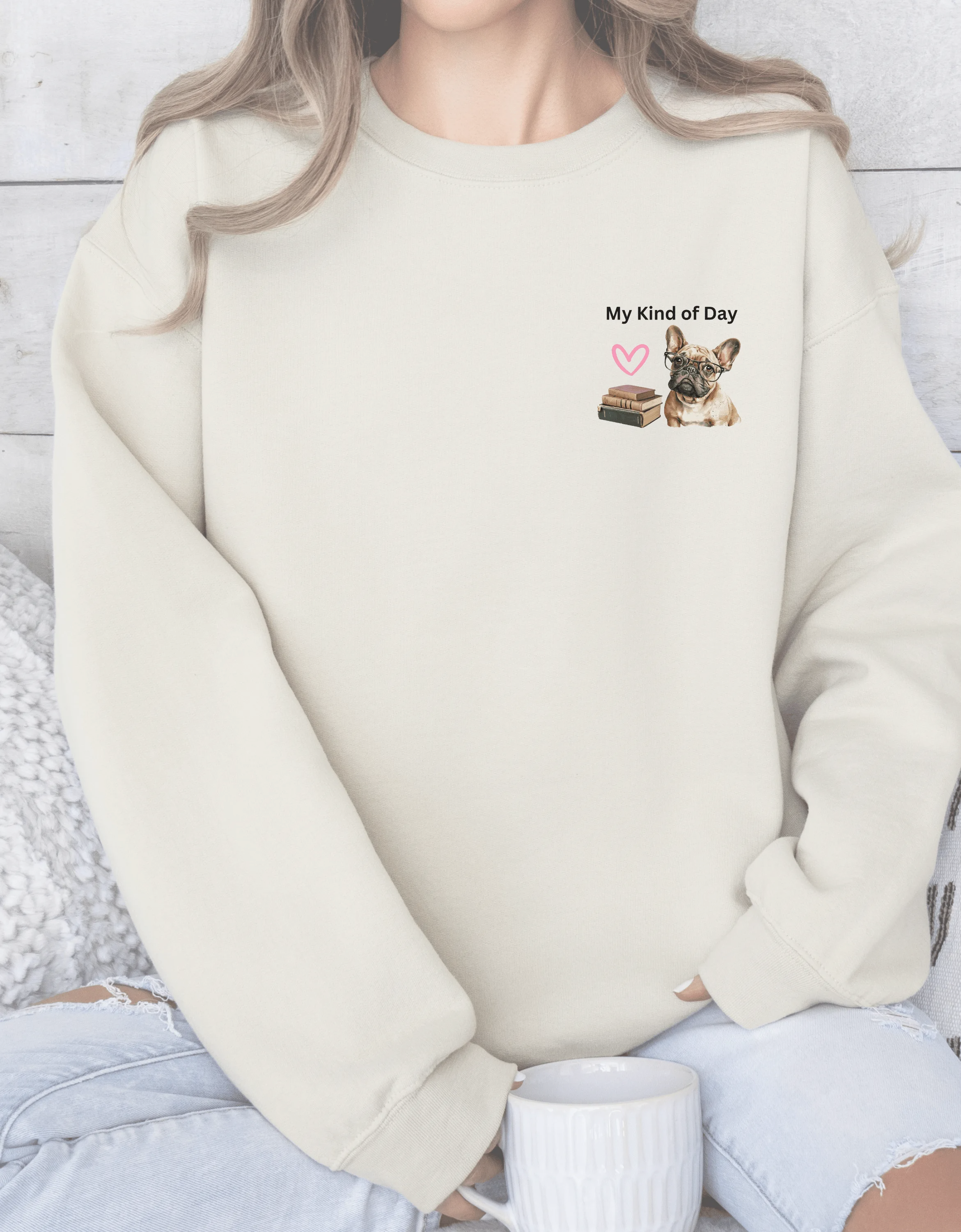 Customizable Dog Lover Unisex Crewneck Sweatshirt – Cozy & Stylish Heavy Blend for Every Dog Mom & Dog Lover